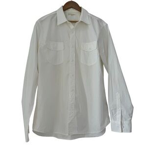 ALEX MILL Easy Shirt in White SZ L